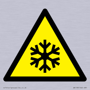 W010 Warning: Low temperature/freezing conditions